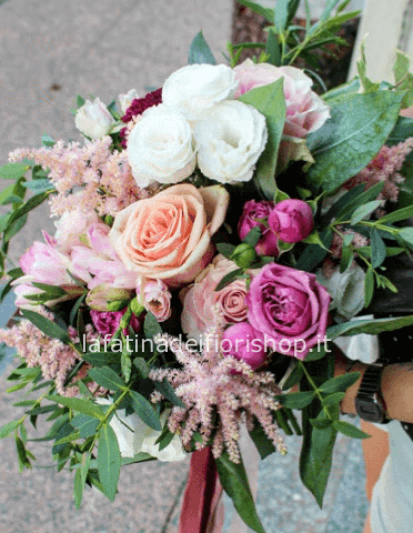 Bouquet in accordo con Silvia