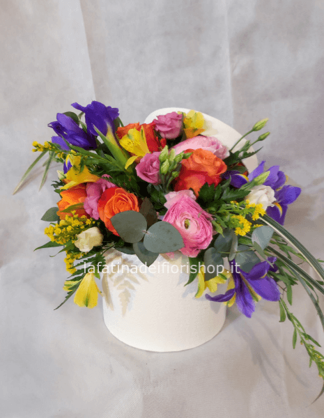 Flower box primaverile coloratissima