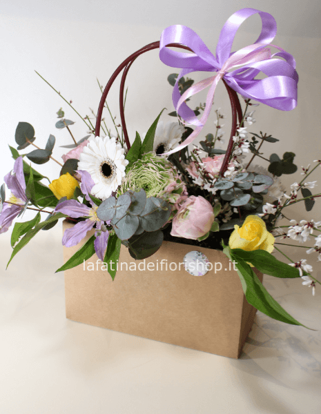 Flower bag colori pastello