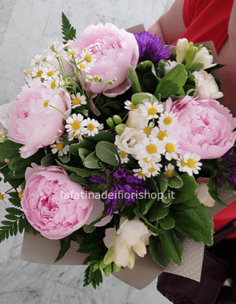 	 Bouquet con Peonie